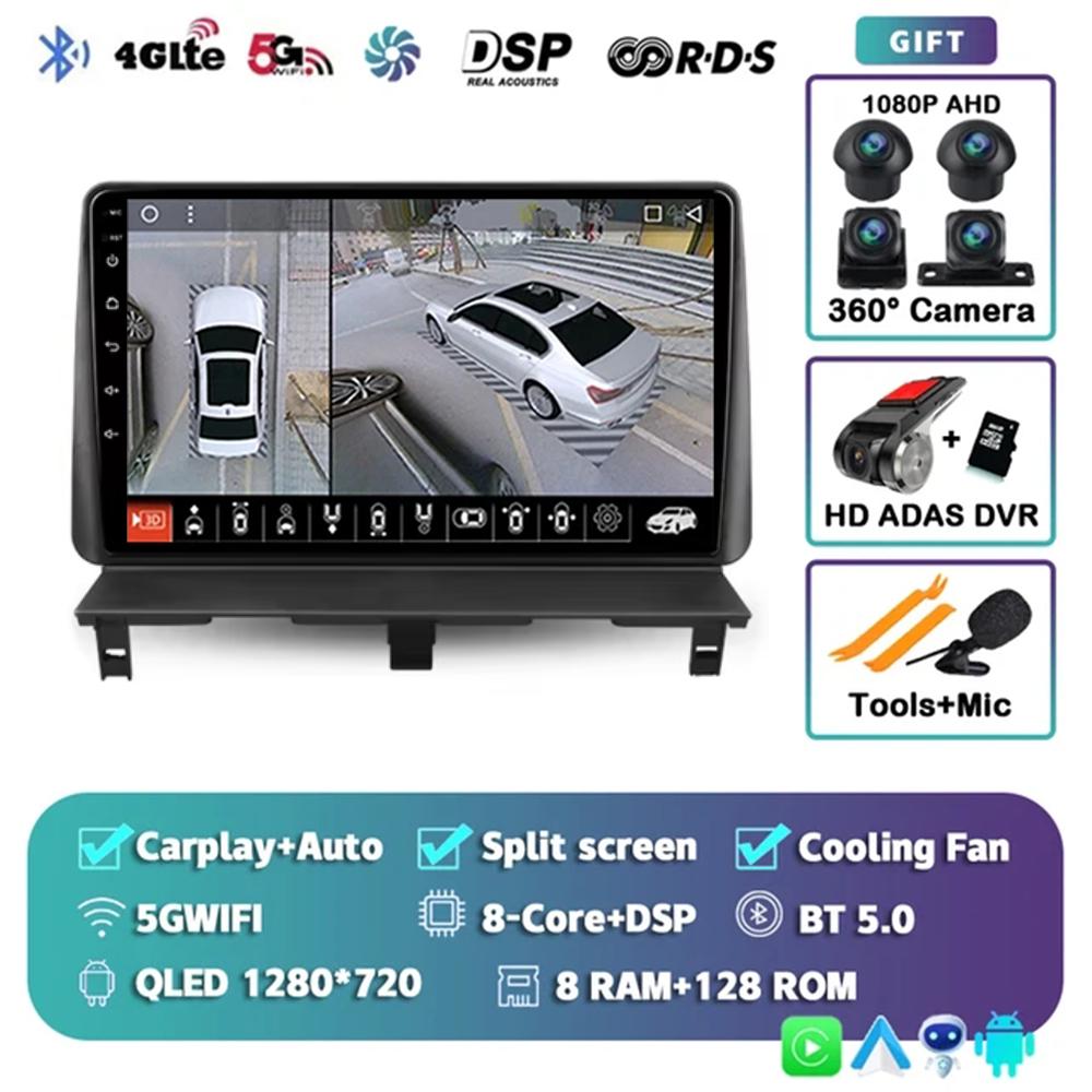 Автомобильное радио Carplay для Peugeot Partner 1 2002-2008 Partner Origin 1 2008-2011 GPS Android Auto Multimedia No 2Din Player Stereo