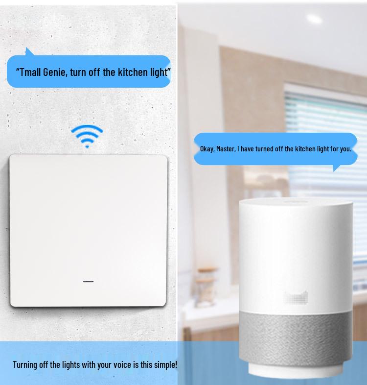 Умная кнопка WiFi и настенный выключатель с трансграничным RF и голосовым управлением Alexa