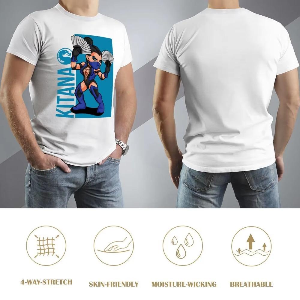 Футболка Kitana For Sale Харадзюку Движение Забавные Оригинальные Футболки Милые Путешествия Европейский Размер