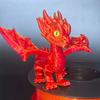 Multi-jointed 3D Printed Dragon Simulation Dragon Model Toy Flying Dragon Figures  Home Decor