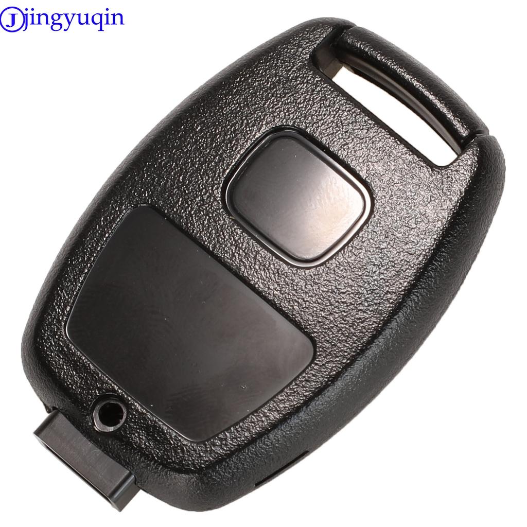 Jingyuqin With Rubber Pad Car Key Remote Fob Cover For Honda Accord CRV Pilot Civic 2003 2007 2008 2009 2010 2011 2012 2013