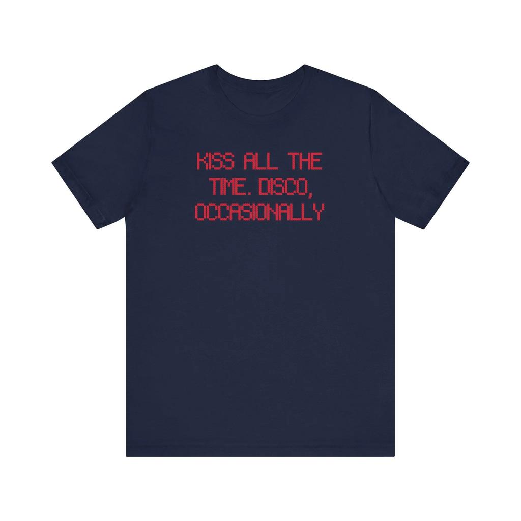 Harry Styles Kiss All the Time Disco Occasionally 2026 album Unisex 100cotton shirt summer ONeck Short Sleeve Tshirt fan gift