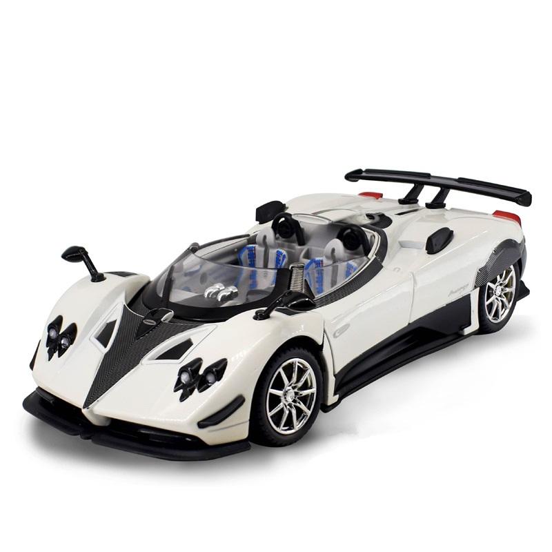 1/32 Pagani Zonda HP Barchetta Сплав Концепт Спортивный автомобиль Модель Литой Металл Гоночный Суперкар Модель Транспортного Средства Звук Свет Детский Подарок