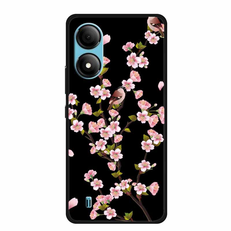 Funda For ZTE Blade A33S Case Cute Cartoon Cat Black Silicone Soft Phone Case For ZTE A33S Back Cover Case A 33 s 33s Coque Capa