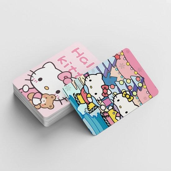 Sanrio Photo Card Goods LOMO Illustration Photo Card 60pcs + Mini Sticker 32pcs, a Popular Character In Korea