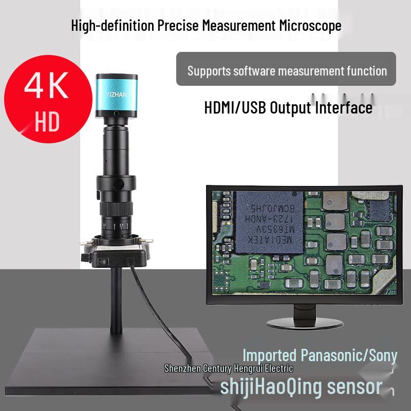 4K USB Электронный Микроскоп Камера, 180X, 48MP Цифровой Увеличитель Инструмент для Ремонта и Измерения