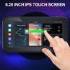 6.25" Motorcycle CarPlay Motorcycle Navigation Screen Dual Bluetooth Wireless CarPlay Android Auto IP65 Waterproof 1200nit