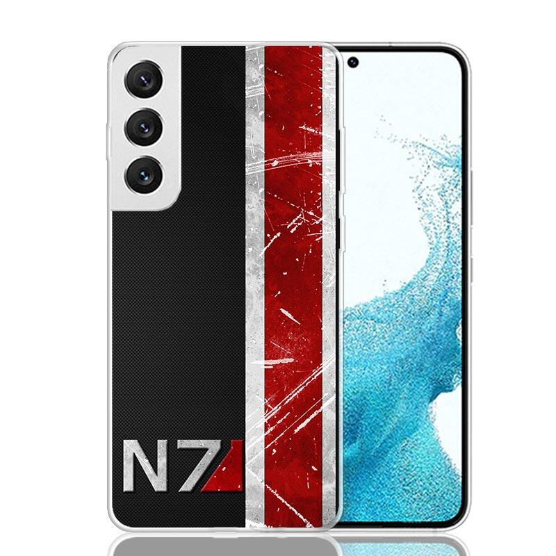 Чехол для телефона N7 Mass Effect для Samsung Galaxy S25 S24 S23 S22 Ultra S21 Plus S20 FE S10 + S25Edge Fundas Cover Galaxy S25 S24 S23