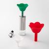 Creative Floral Silicone Funnel 3 Spill Proof Spouts Multiple Size Dishwasher Safe For Bottles Jars Cooking Essential