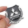 3D Metal Car Emblem Side Trunk Door Window Stickers Decoration Decals For Mitsubishi Asx Lancer Pajero Outlander Delica Eclipse