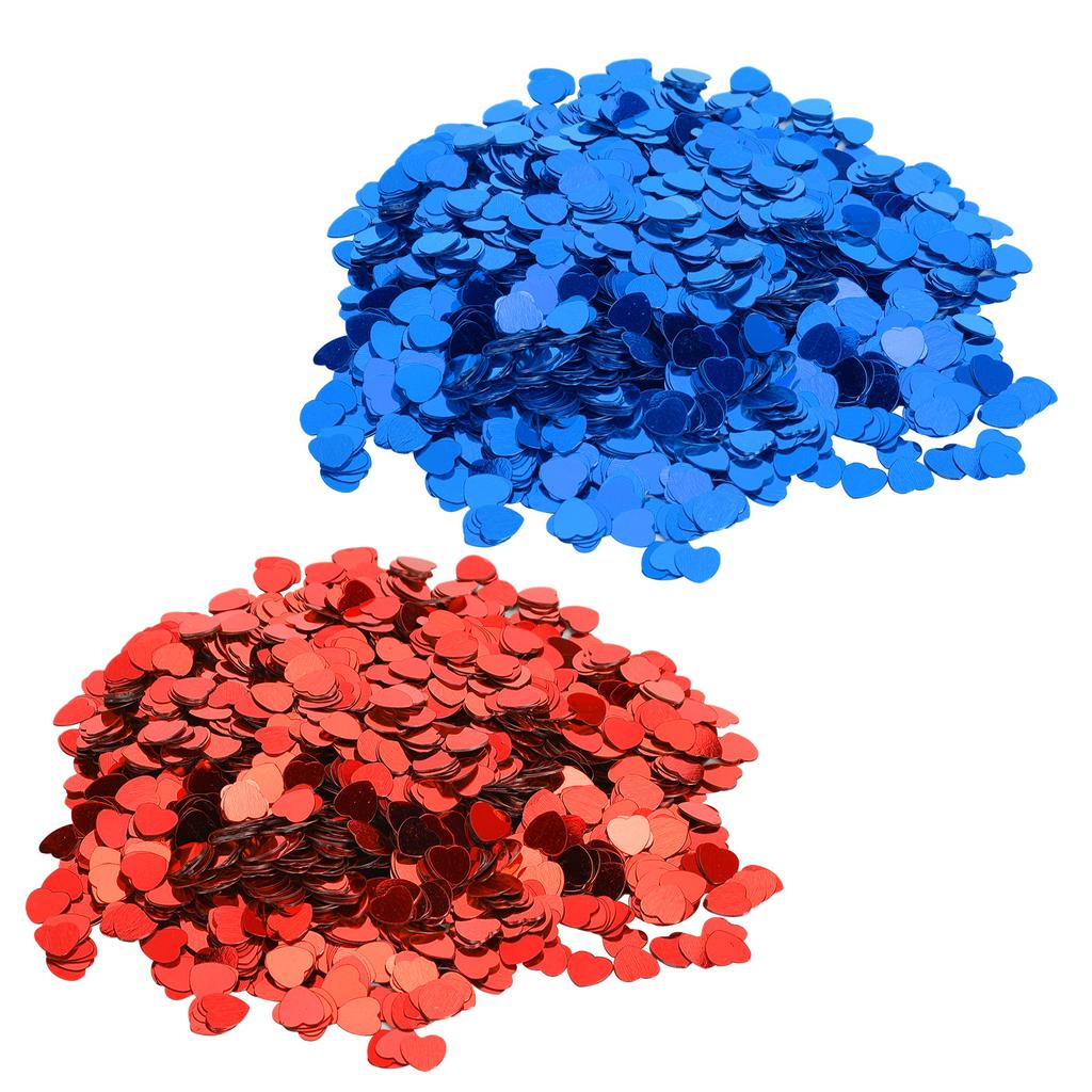 3000 шт., конфетти в форме сердца, свадебные украшения на день святого Валентина, блестки, посыпка, принадлежности для украшения