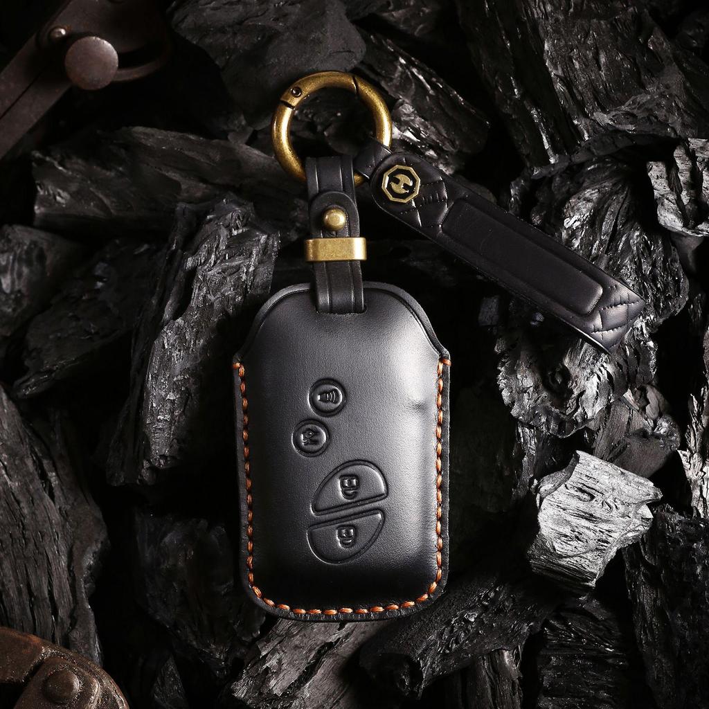 Vintage Leather Key Cover for Lexus RX270/ES240 Models
