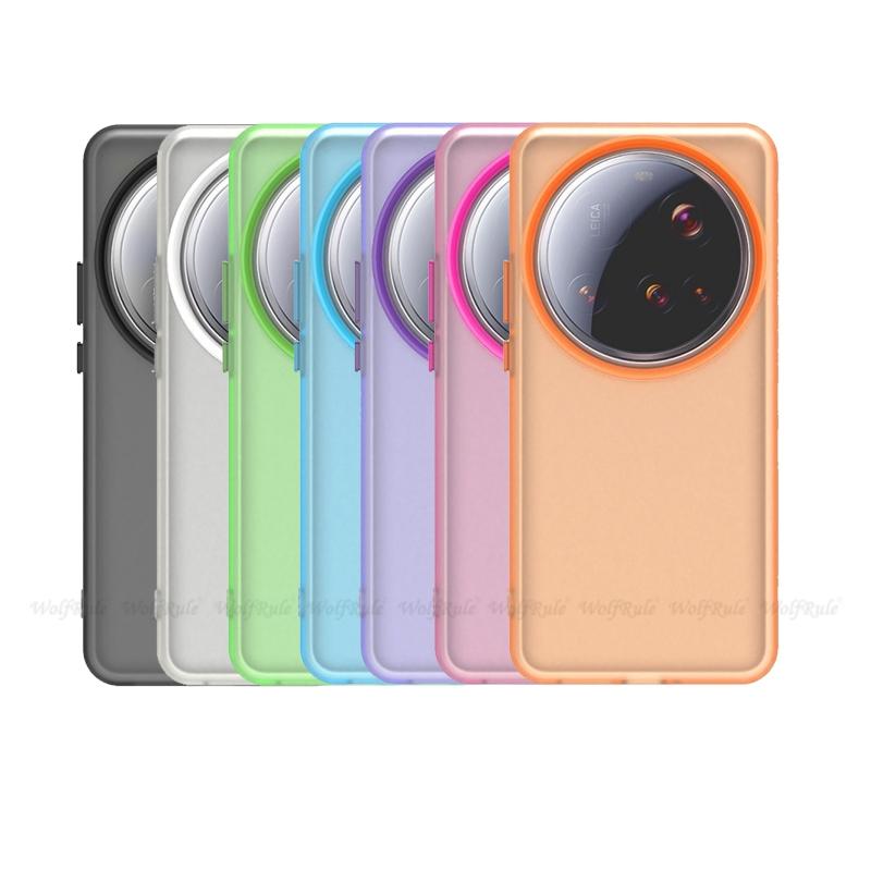 Для Xiaomi 15 Ultra Чехол Чехол Xiaomi 15 Ultra Capas Phone Back Прозрачный Цветной Матовый Прозрачный Fundas Xiaomi Mi 15 Ultra