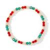 2025 Year of the Snake Lucky Red String Handmade Beaded Bracelet Set with Evil Eye for Couples