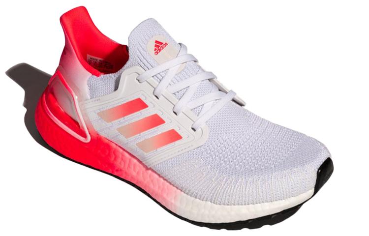adidas Женские кроссовки UltraBoost 20 'White Signal Pink' G55838