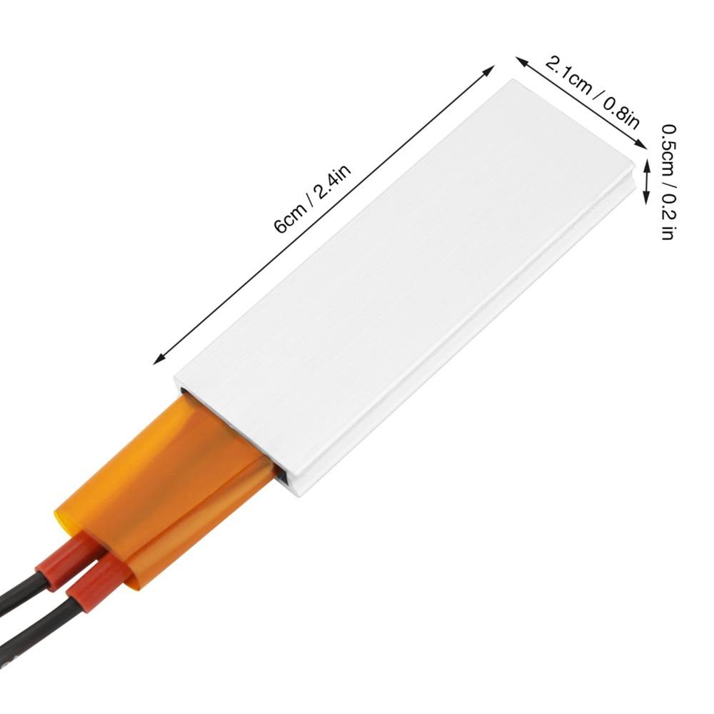 60*21mm PTC Heating Plate 70℃/110℃/200℃ Thermostatic Heating Plate Industrial Heating