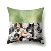Ins Marble Polyester Pillowcase Car Decoration Home Printed Car Waist Cushion Pillowcase Pillowcase Car Decoration