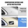 ljqvz9 Car Styling Emblem Aluminum Alloy Car Fender Trunk Badge Stickers For Bmw M E90 E60 F30 F10 E39 E36 F20 G30 G20 E87 E92 E91.