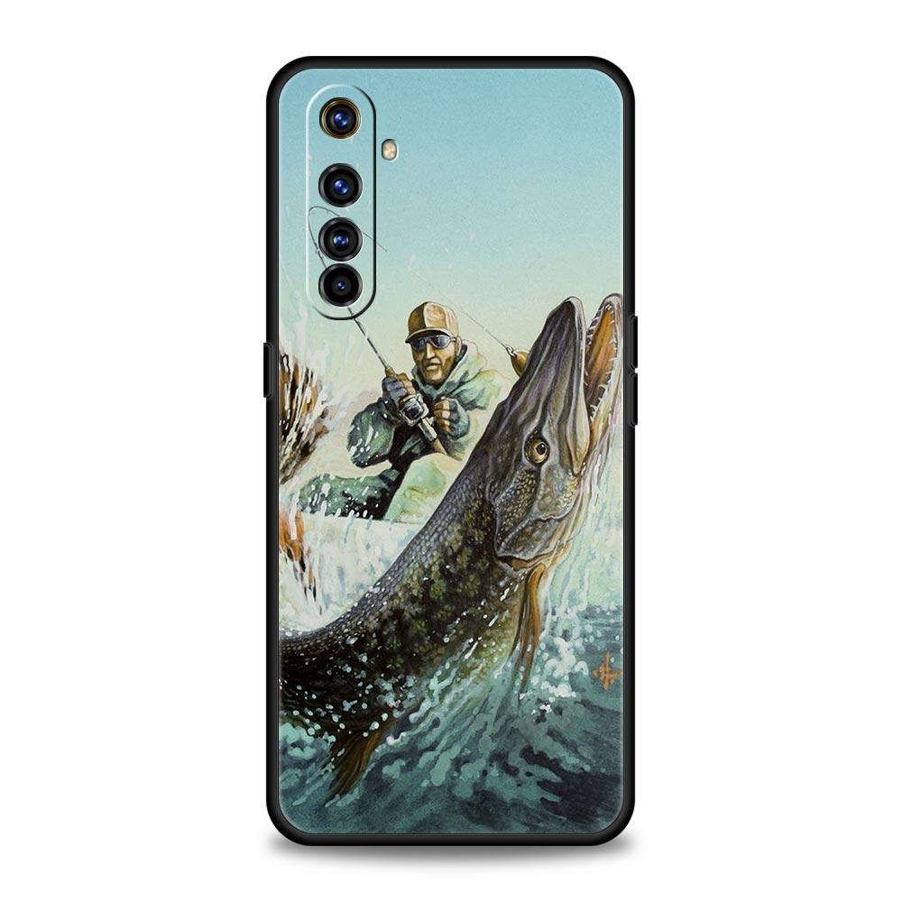 Охота Рыбалка Мужчина Мягкий ТПУ Для Realme 13 12 11 10 9 Pro Plus GT3 GT2 C21 C25 C35 C53 C55 C67 Pro 5G Чехол для Телефона Обложка Funda Сумка