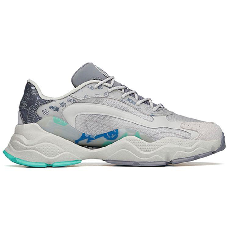 Anta Мистер. Дружелюбный X Millennium 4.0 Retro Trend Низкие спортивные повседневные туфли мужские кроссовки серые 112228890-7