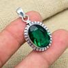 Chrome Diopside Gemstone 925 Sterling Silver Jewelry Handmade Pendant Gift For Women