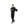 Li-Ning Мужские спортивные штаны с манжетами и буквенным принтом серии Wade, черные AKYU461-1