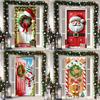 Door Hanging Christmas Door Banner Atmosphere Arrangement Window Sign Banners  Door Frame