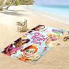 Butterbean's Café Print Beach Towel, Large Soft Quick Dry Towel for Beach Camping Swimming