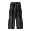 New Spring and Summer Scimitar Pants Dirty Pants Burned Fried Salt Water Washing Street Jeans Trousers