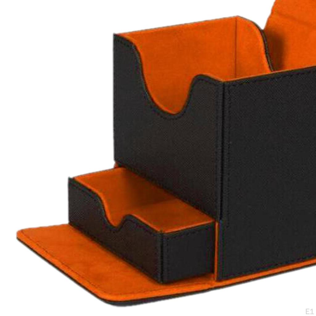 Коробка для коллекционных карточек из прочной искусственной кожи для карт TCG Baseball