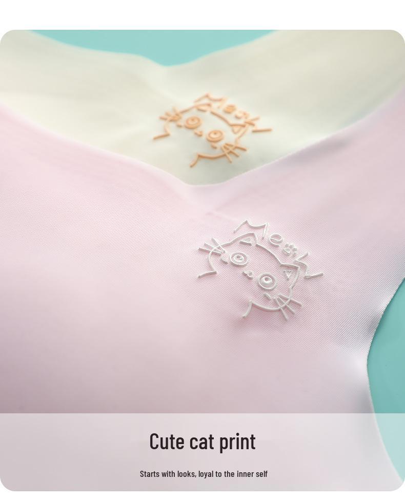 Бесшовный спортивный бюстгальтер из ледяного шелка для девочек-подростков