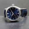 KNIS Varnish Сделано в Японии Автоматические часы Сапфировое стекло 10 АТМ Водонепроницаемость Механические Темно-синие Кожаные мужские KN001-BLBLLE
