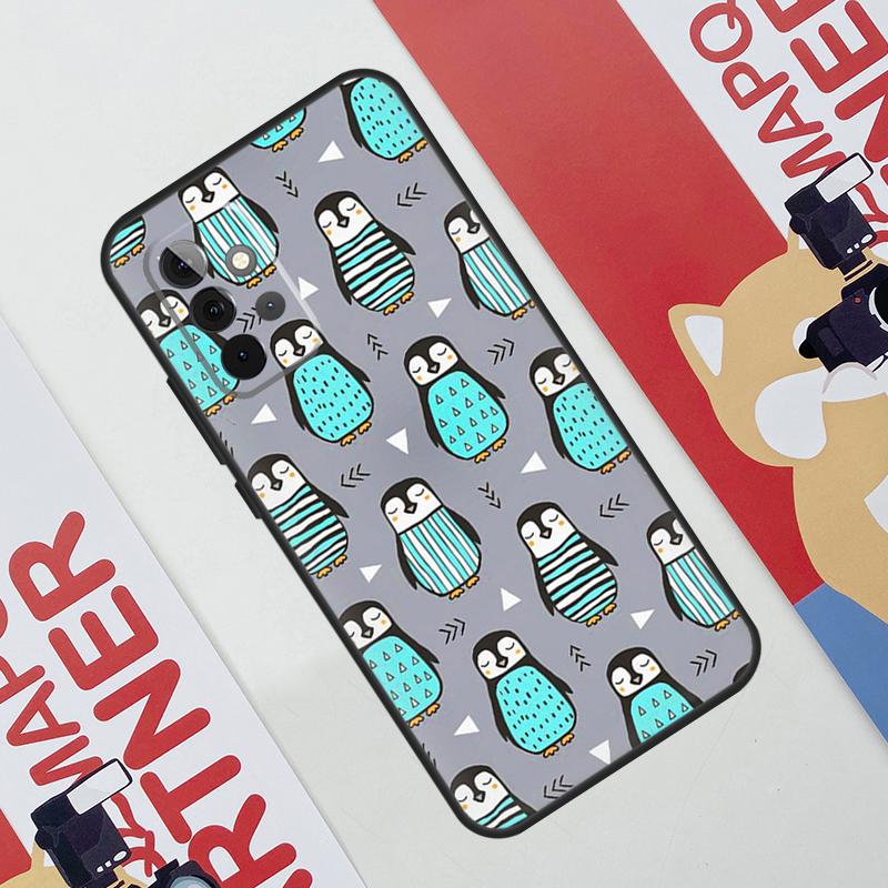 Милый Кавайный Чехол-Пингвин Для Samsung Galaxy A34 A24 A54 A14 A52 A42 A32 A22 A12 A51 A71 A53 A33 A23 A13