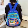 Cartoon Anime School Backpack Ergonomic Straps Lightweight Nylon For Preschool Kids Essentials