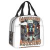 Custom Ballerina Capuchina Italian Brainrot Tung Tung Tung Sahur Lunch Bag Women Thermal Cooler Insulated Lunch Box for Student