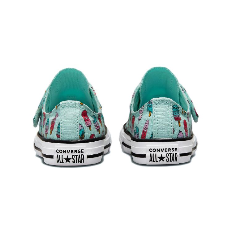 Converse Детские кроссовки Chuck Taylor All Star Low Easy-On PS Sweet Scoops Blue Light-Dew Prime-Pink A02151F