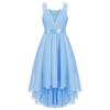 Girls Sleeveless Dress Kids Princess Pageant Wedding Bridesmaid Party Dress First Communion Dress