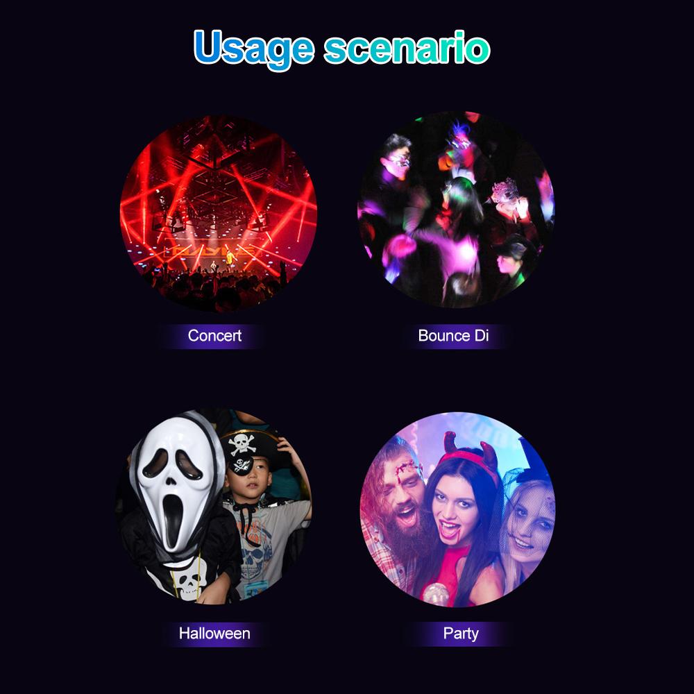 Motorcycle Fashion Light Up LED Night Cycling Glasses Motor Headwear for Rider Christmas Thanksgiving Day Music Festivals