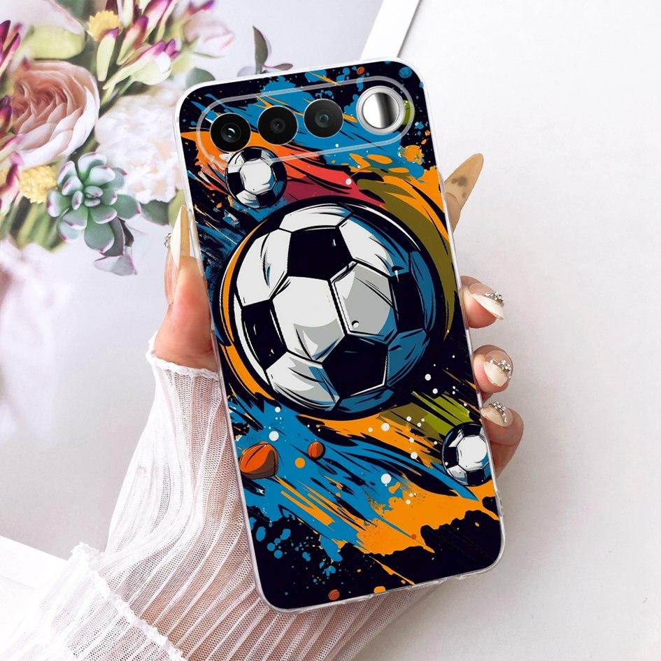Чехол для Realme 16 5G 2026 Милый Мультяшный Рисунок Мягкий Прозрачный Силикон Ударопрочный Тонкий Чехол-Оболочка для Телефона Realme16 RMX5171