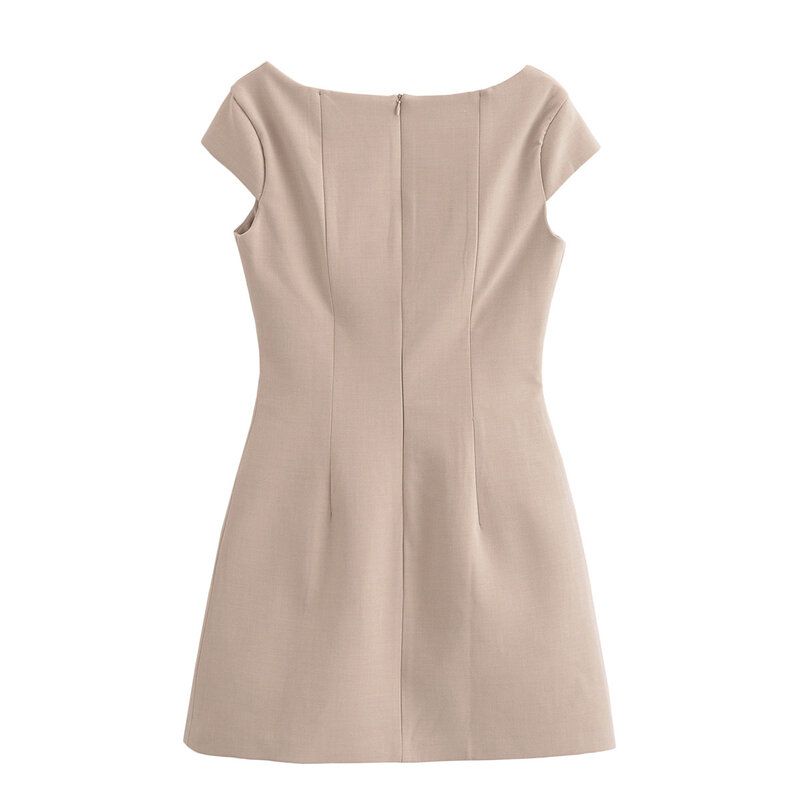 Fashion Style 2024 Autumn New Women's Clothing Stylish Easiest for Match Slim Fit Short Dress Short Skirt 8959114