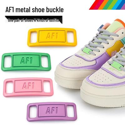 AJ AF1 Пряжка для шнурков Air Force 1 Макарон: Металлические цветные бирки, украшения и аксессуары