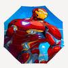 Iron Man Theme Automatic Umbrella, Lightweight & Portable, 8 Rib, Perfect for Outdoor Travel, Birthdays, Christmas, Gifts.