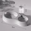 Automatic Cat Water Feeder & Dual Bowl Dispenser