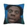 Funny Anchor Ishowspeed Square Pillowcases Polyester Sofa Cushion Case Cool Decorative Throw Pillow Case 40*40
