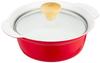 Pot Cardinal Red 18cm Pot De Cook Two-handled RB-1276