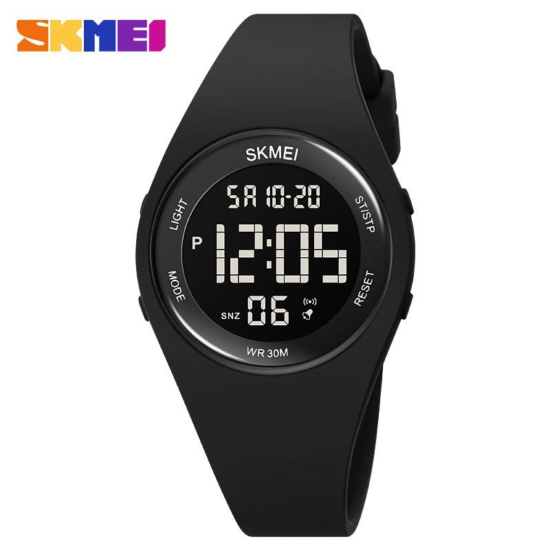 Moment Beauty Student Sports Водонепроницаемые электронные часы Стильные простые детские часы с мультяшным принтом и съемным ремешком