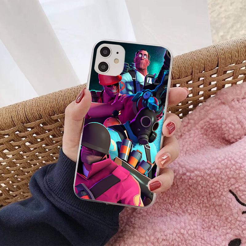 Чехол для телефона Team Fortress 2 для iPhone 11 12 13 mini pro XS MAX 8 7 6 6S Plus X 5S SE 2020 XR