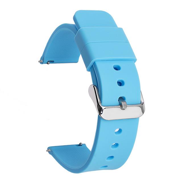 Silicone Watchband Strap Quick Release Band 12mm 14mm 16mm 18mm 19mm 20mm 21mm 22mm 24mm Universal Wristband Belt Accessories