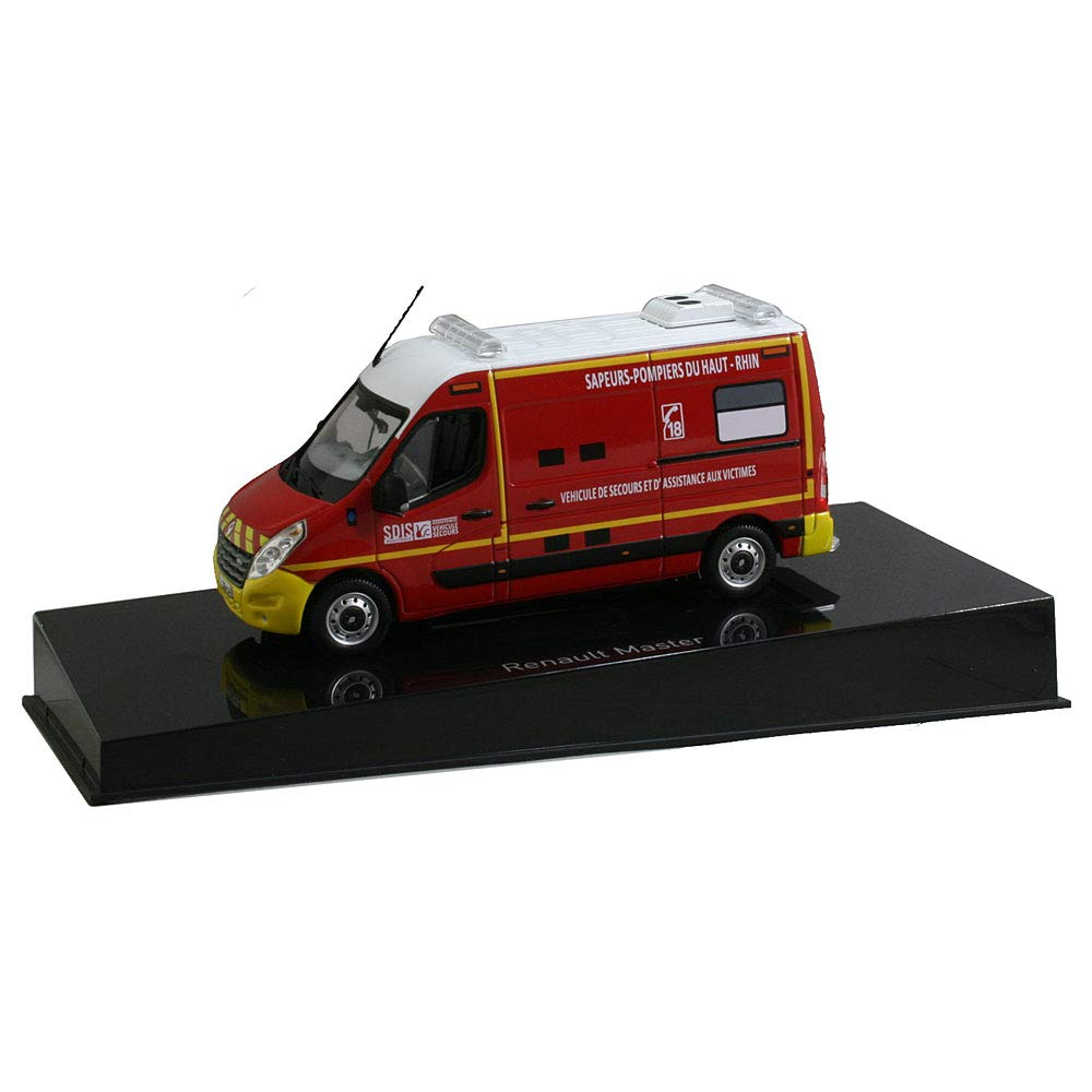 Norev 518769 Renault Master VSAV Fireman 2011 Scale - 1/43 Red/White