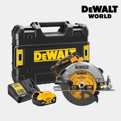 Аккумуляторная циркулярная пила Dewalt 20V MAX FLEXVOLT 5A, комплект из 1 аккумулятора DCS573P1